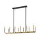 Z-Lite Haylie 12 Light Chandelier, Matte Black & Olde Brass 479-12L-MB-OBR - alternate 1